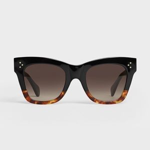 CELINE Cat Eye Black/Tortoise Sunglasses